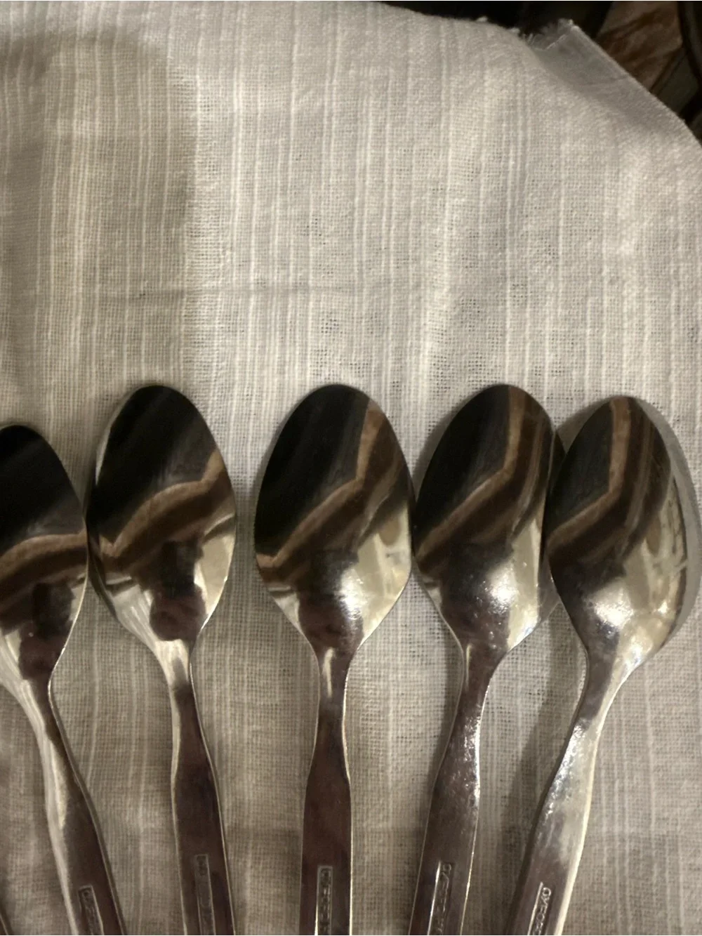 Vintage Oxford Hall Palo Alto Stainless Teaspoons - Set of 11 Iced Tea Spoons